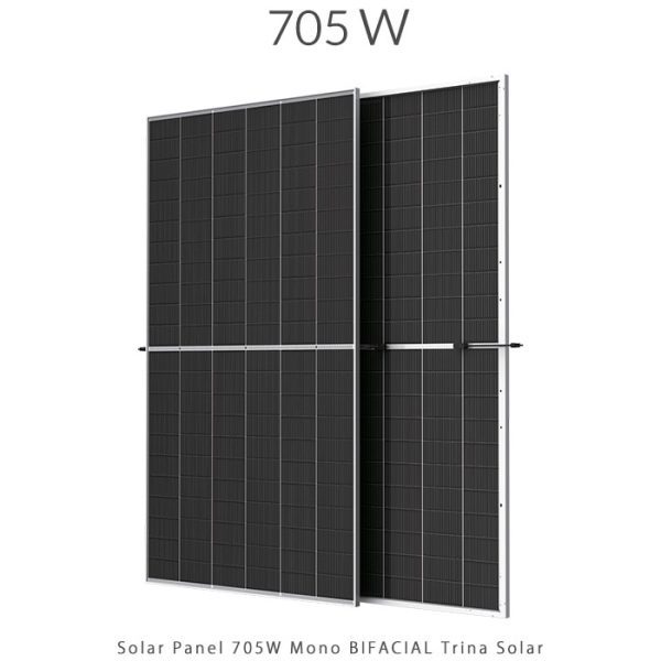 پنل خورشیدی 705 وات Trina Solar Bifacial Mono